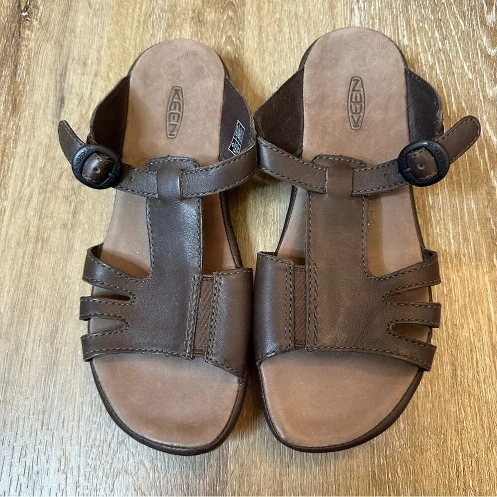Keen Emerald City‎ II Slip-on Leather Sandals 7